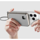 Idmix - Q10 Banque d’alimentation magnétique sans fil Pro III - gris-Recharge intégrée du banc d’alimentation