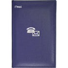 MeadMD – Index téléphonique et carnet d’adresses, 5 1/8 x 7 3/4 po, couleurs assorties-Les inscriptions comprennent des espaces pour le web, les cellules, les courriels et plus encore