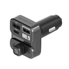 Scosche -  chargeur pour l’auto et transmetteur FM Bluetooth SBTFM5-SP avec ports USB-C et deux USB-A pour des appels mains-libres -Diffusez de la musique sur l'autoradio depuis un smartphone compatible Bluetooth ou tout appareil doté d'une entrée auxiliaire 3,5 mm grâce à notre émetteur FM