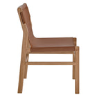 Modway - Sonora Cuir Fauteuil d’appoint de salle à manger - Chestnut Tan-6