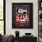 Frameworth - Nikolaj Ehlers 16 po H x 20 po l Cadre signature réplique Carolina Hurricanes Champions de la Coupe Stanley 2026 - Sous licence officielle LNH/AJLNH-Encadre professionnellement au Canada par Frameworth Sports Marketing