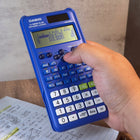 Casio - Calculatrice scientifique FX-300ESPLUS2 à calculs naturels - Bleue-Log logarithme, base définissable