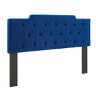 Modway - Juliet Touffe Performance Velvet Tête de lit King/King de Californie, Marine-Glam Deco King/Tête de lit California King