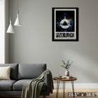 Pink Floyd Paint Splash - Impression encadree - 29" x 38"-Prêt à accrocher - livré entièrement assemblé