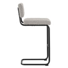 Modway - Parity Boucle Tabourets de bar - Taupe noir - Ensemble de 2-Assemblée requise