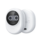 EMEET - Webcam 4K double objectif Piko+ avec autofocus IA - Blanc-Deux caméras : Ultra HD 4K + IA pour une mise au point et une exposition optimisées.