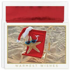 JAM Paper - Ensemble de cartes de Noël et enveloppes assorties - Père Noël étoile de mer - paquet de 18-Couleur : Père Noël étoile de mer.