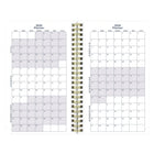 Blueline - Agenda Scolaire Hebdomadaire/Mensuel - 8 po H x 5 po l - Motif Splash - Anglais-Dates juliennes
