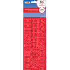 Creative Start - Lettres, chiffres et symboles autocollants - 1 po - Rouge - Paquet de 256-Cet ensemble comprend 256 lettres, chiffres et symboles autocollants pour créer une signalisation claire et personnalisable