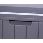 Dura Housewares - glacière carrée Nova - gris-Peut être utilisé comme table d'appoint ou comme solution de siège supplémentaire