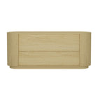 Manhattan Comfort - Olivia commode double moderne 181,1 cm - chêne naturel et noir-Assemblage à domicile requis Tout le matériel inclus