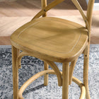 Modway - Gear Tabouret de comptoir - Naturel-Capacité de poids : 330 lbs.