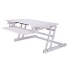 Rocelco – Plateforme à hauteur réglable ADR-W pour bureau assis/debout, 32 po, blanc-Plateforme surélevée à hauteur réglable pour bureau assis/debout