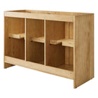 Modway - Appia 48" Armoire de toilette de salle de bain (lavabo non inclus) - Chêne-Étagères ajustables