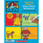 Scholastic - Bob Books Wipe-Clean Workbook Beginning Readers - Phonics - Kindergarten (Stage 1: Starting to Read)-Livre Pour Enfants