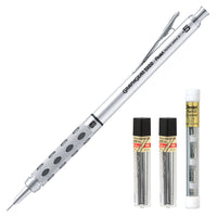 Pentel - GraphGear 1000 Dessin Rétractable Porte Mine, 0,5mm, Ensemble-Doté d’un indicateur de gradation de mines.
