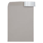 JAM Paper Enveloppes à ouverture au sommet avec fermeture autocollante, 9 x 12 po, gris clair, 500/paquet-Gris clair