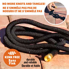 Big Boss - Tuyau d’arrosage extensible XHose Pro - Robuste et flexible - 125 pi-Résistant aux intempéries - le tuyau Xhose a été conçu pour résister à des conditions extrêmes - des températures inférieures à zéro, le tuyau peut être congelé dans un bloc de glace - jusqu’à - être laissé au soleil pendant des jours - et tout le reste garantissant de nombreuses années d’utilisation fiable