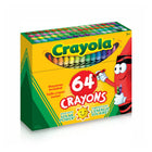 Crayons de cire Crayola, boîte de 64-Cette boîte est remplie de jolies couleurs vives Crayola qui permettront à tous les enfants de s'amuser à colorier et à dessiner pendant des heures