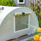 Outsunny - serre mini 94,5 po x 35,4 po x 35,4 po- Bâche en plastique renforcée, avec un bord prolongé de 3,9 po (10 cm) pour lester/enfouir dans le sol
