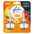 Glade - Recharge d'huile parfumée pour branchée - brise exotique - paquet de 2-Brise exotique