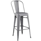 Modway - Promenade Tabouret de bar - Gunmetal-Tabouret de bar style café et bistro