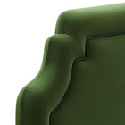 Modway - Magnolia Taille Velvet Performance Résistant aux Taches Tête de lit King Size - Vert mousse-7