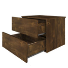Nexera - Table de nuit à 2 tiroirs James, Truffe-Meubles conçus et produits au Canada à partir de panneaux de particules et de MDF certifiés CARB II/FSC.  Item expédié en 24-48 heures après réception de la commande.  Assemblage requis