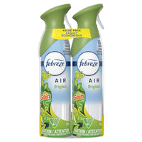 Febreze - Assainisseurs d’air éliminateur d’odeurs - Parfum Linen & Sky - Paquet de 2-Ne fait pas que masquer, élimine les odeurs grâce à la technologie OdourClear