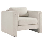 Modway - Visible Tissu Fauteuil - Ivoire-Chaise d’accent moderne