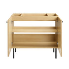 Modway - Chaucer 36" Armoire de toilette de salle de bain (lavabo non inclus) - Chêne-Assemblée requise