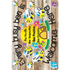 Ashley Productions - Smart Poly Tapis de souris pour ordinateur - 8" x 10" - Chaque abeille occupée est la bienvenue ici - Paquet de 6-Transformez votre bureau en un lieu d'encouragement et de productivité - commandez votre tapis de souris avec une citation positive dès aujourd'hui!
