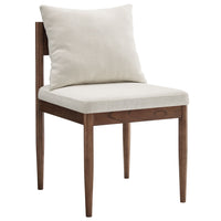 Modway - Remington Fauteuil d’appoint de salle à manger - Sel-Cadre en bois massif d’orme