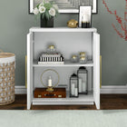 Hudson&Canal - Meuble d'appoint Tillman 28 po de largeur - Blanc-Caractéristiques assemblage facile