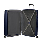 American Tourister - Surftime Spinner - Grand - bleu métallique-La poignée de tirage à plusieurs positions vous permet de régler la hauteur pour avoir une expérience plus confortable.