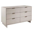 Manhattan Comfort - Granville commode double large moderne 55,04" - gris clair-Assemblage à domicile requis Tout le matériel inclus