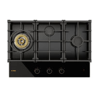 Fotile - Plaque de cuisson à gaz Tri-Ring Series - 30 po - Noire-Max. 18 000 BTU