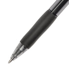Staples - Aura Stylos à encre gel pointe rétractable – 0,7 mm – noir – paquet de 4-Prise caoutchoutée pour plus de confort