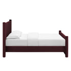 Modway - Rael Performance Velvet Lit plateforme Queen, Mûrier-Assemblée requise