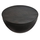 Modway - Mella 32 pouces Métal martelé Table basse - Noir-5