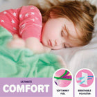 Bell+Howell - Couverture lestée pour enfants - 7 lb - Emoji-TAILLE - Notre couverture lestée pour enfants devrait parfaitement s'adapter au corps de l'enfant, pas au lit et devrait peser environ 10% du corps de l'enfant. Nos couvertures lestées pour enfants mesurent 48 « de longueur par 36 » de largeur, pèsent 7 lb et sont les couvertures lestées idéales pour les enfants âgés de 5 à 9 ans, pesant jusqu'à 90 lb et idéales pour un lit jumeau ou un lit complet.