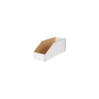 Crownhill - Bacs à pièces - 18 po x 6 po x 4 po - Paquet de 25-Carton ondulé blanc