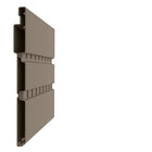 Suncast - Remise de rangement Everett 6 pi x 5 pi - Taupe foncé-Poignées en résine verrouillables par cadenas pour plus de sécurité, cadenas non inclus.
