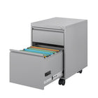 Ceha - Piètement mobile série MKGR, tiroir boîte-classeur - gris métallique-Dimensions : Largeur 15'', Hauteur 21,8'', avec plusieurs options de profondeur pour s'adapter à tout espace de travail