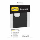 OtterBox - Étui Symmetry MagSafe avec Contrôle de la Caméra pour iPhone 17 - Noir-Les bords surélevés autour de la caméra protègent contre les coups violents