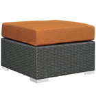 Modway - Sojourn Terrasse extérieure Ottoman Sunbrella in Toile toscane-Tissu Sunbrella durable