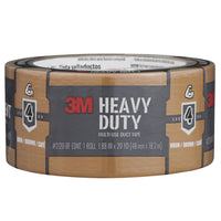 3M - Ruban à conduits très résistant brun, 2120-BR, 48 mm l x 18,2 m L-Surfaces multiples : Ruban polyvalent avec adhésif amélioré de résistance de qualité industrielle qui adhère solidement au métal, au verre, au plastique, au carton/carton ondulé et au stratifié