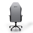 Cybeart - Chaise de bureau de jeu X11 grise Série Apex - Grise-Système lombaire intégré et réglable avec deux molettes de contrôle pour ajuster précisément la profondeur et la hauteur, assurant un alignement personnalisé du bas du dos et un soutien postural durable