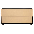 Manhattan Comfort - Granville commode moderne et double commode - noir - ensemble de 2-Garantie limitée du fabricant de 30 jours