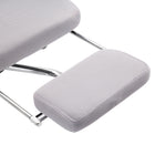 Vinsetto - Chaise de jeu de bureau ergonomique de style exécutif avec soutien lombaire - gris-Matériaux : maille (100 % polyester), mousse, chrome